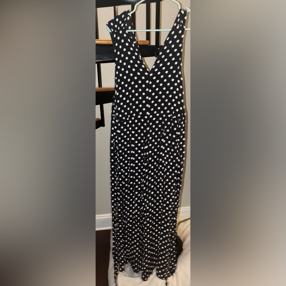Kate Spade Black and White Polka Dot Jumpsuit